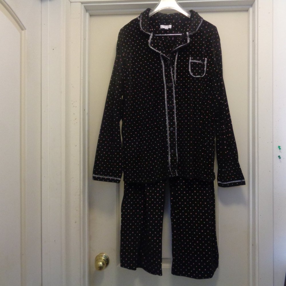 SECRET TREASURES SLEEPWEAR SOFT DOTS PAJAMAS SET 14/16